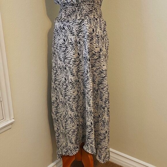 Veronica M zebra print maxi dress xs - Picture 2 of 8